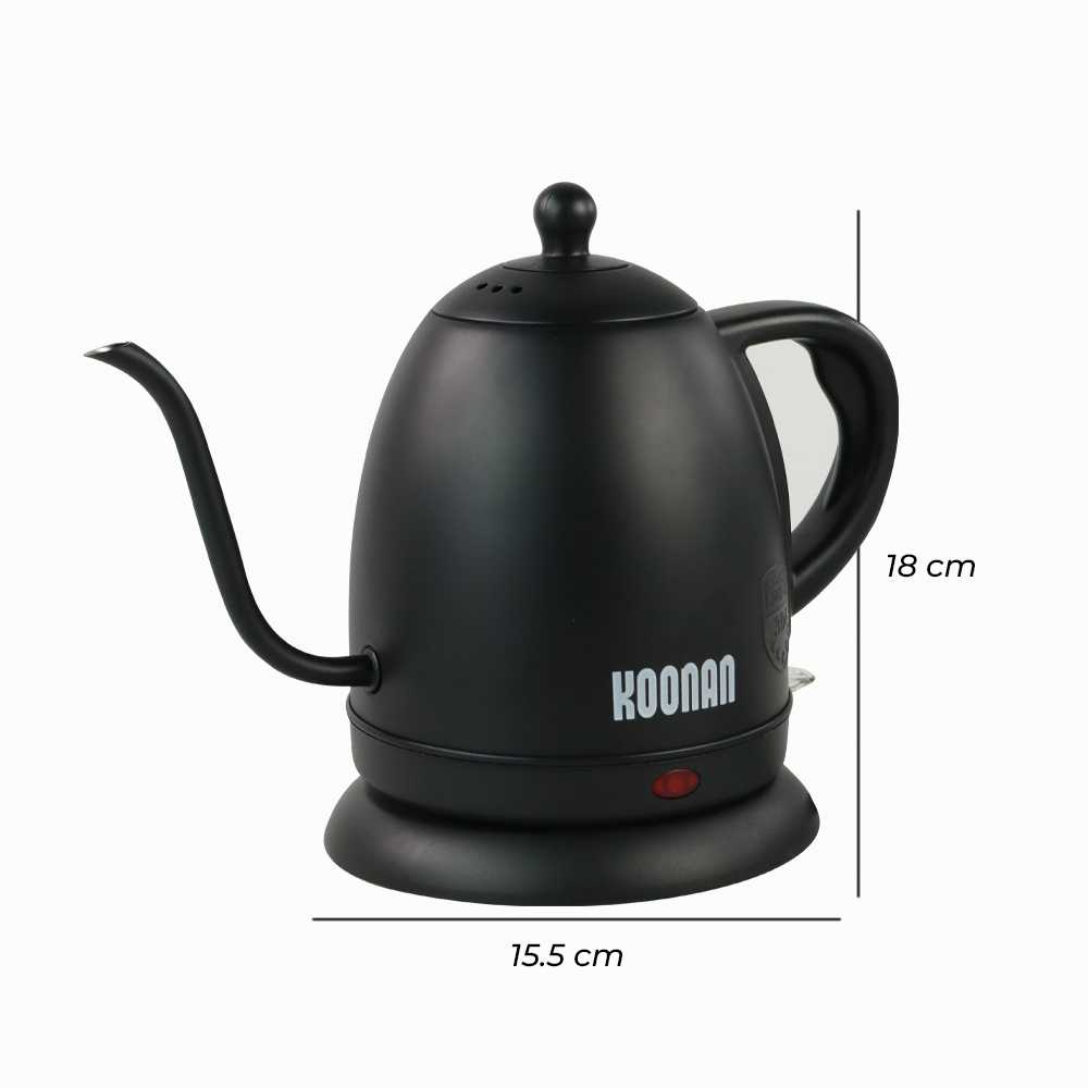 (BISA COD) FTIHSHP Koonan Teko Elektrik Pitcher Kopi Teh Stainless 1500W 1L - Y12-A2