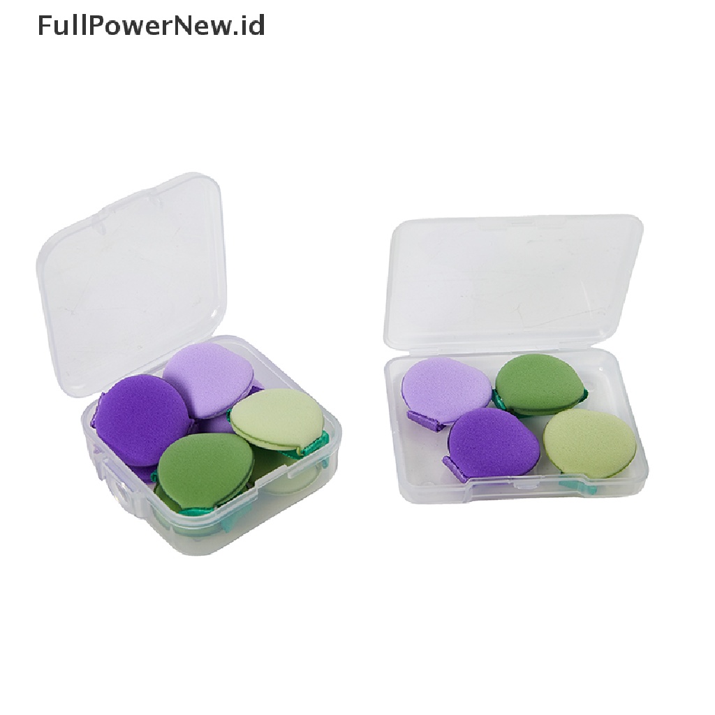 Power4/8pcs Puff Kosmetik Mini Bentuk Jari Jempol Air Cushion Spons Alat Makeup ID