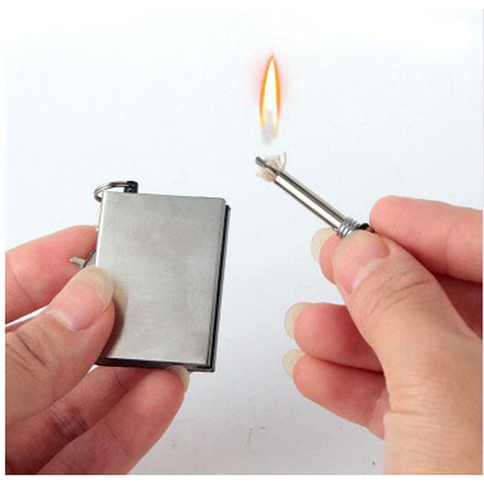 Korek Api Mancis Gantungan Kunci Pemantik Api Ganci Zipper Portable Unik  Korek Minyak Zippo Damilla