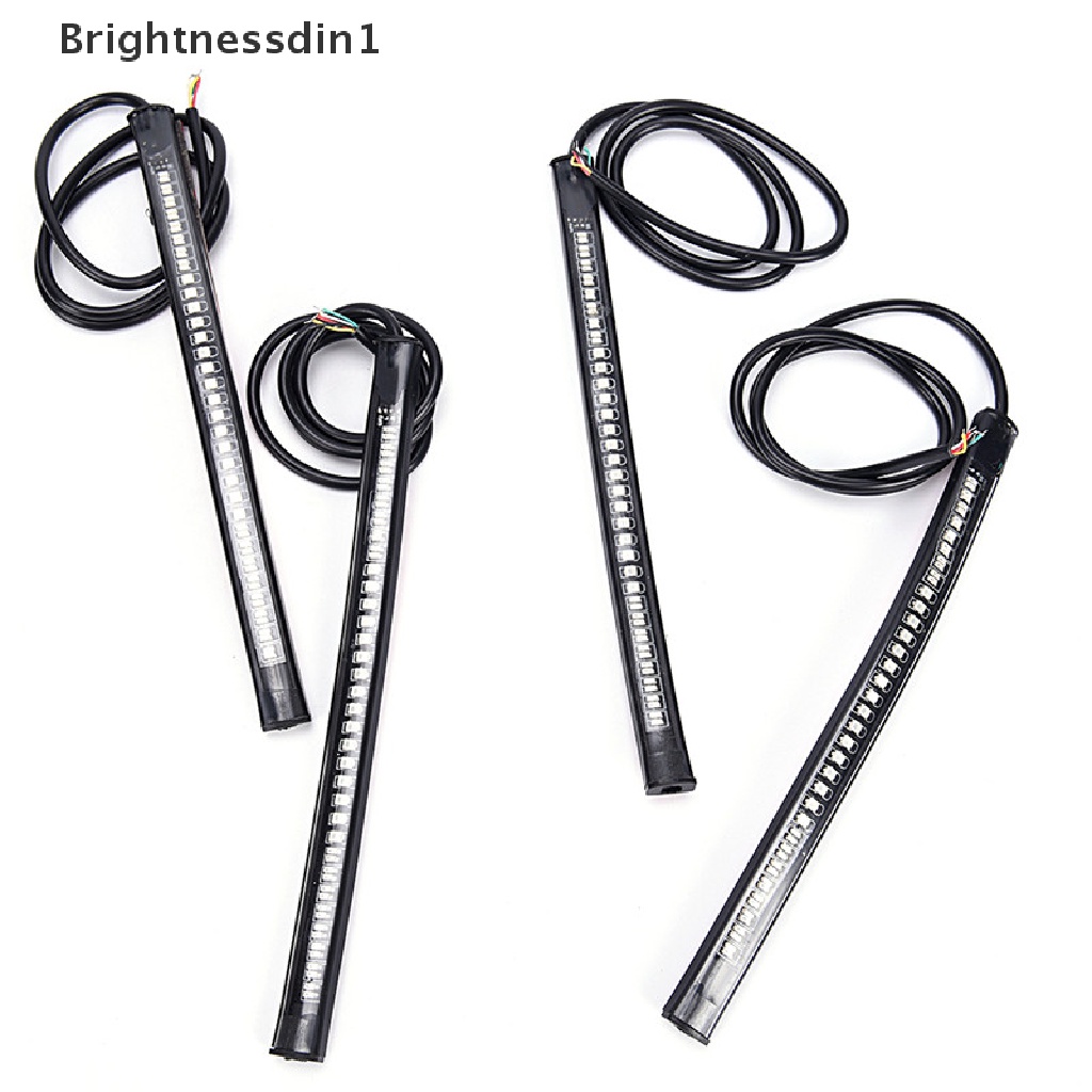 [Brightnessdin1] Lampu LED 48pl Motor Ekor Rem Stop Sein Strip Stop Light Butik