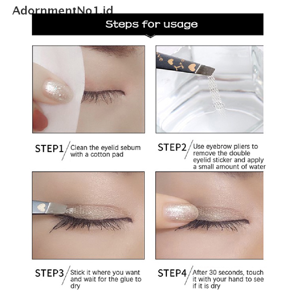 [AdornmentNo1] 360pcs Invisible Double Eyelid Tape Self-Adhesive Stiker Kelopak Mata Transparan [ID]