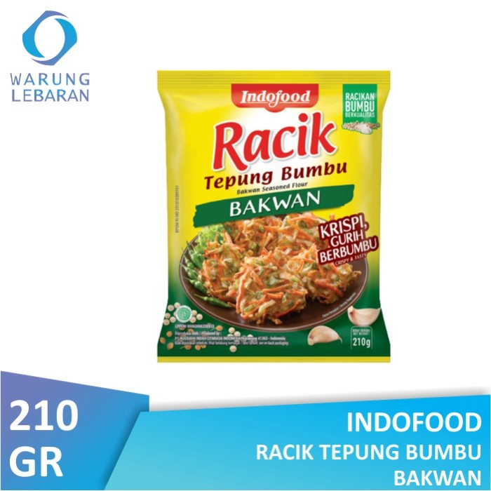 

Indofood Racik Tepung Bumbu Bakwan 210gr