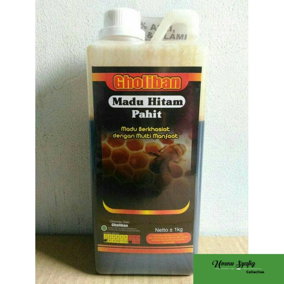 

Madu Hitam Pahit Gholiban 1 Kg