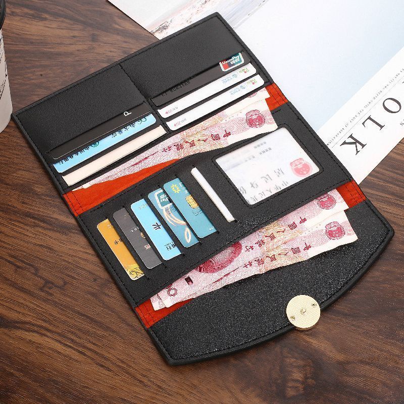 Sera 2023 baru fashion retro fashion houndstooth tas dompet panjang wanita dompet tangan multi-kartu pemegang kartu tas kartu