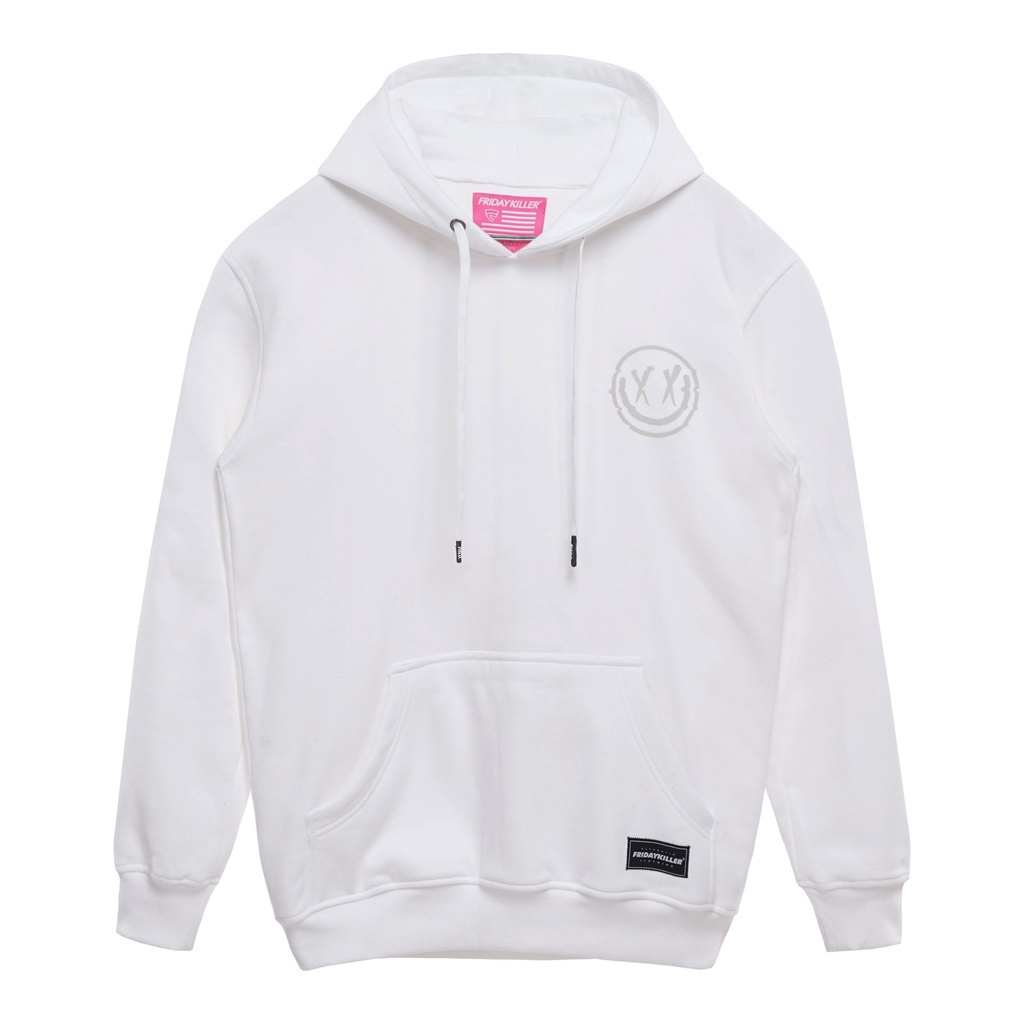 JACKET HOODIE FRIDAY KILLER | DIPPY ALL WHITE HOODIE