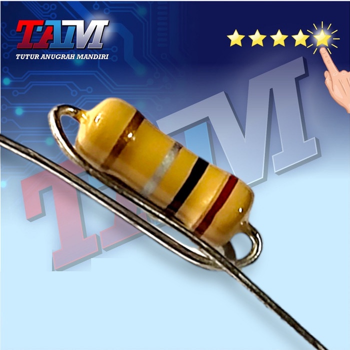 RESISTOR 1WATT1R 2R 4.7R 10R 22R 47R 51R 1K 2K 100K 150K 200K 510K