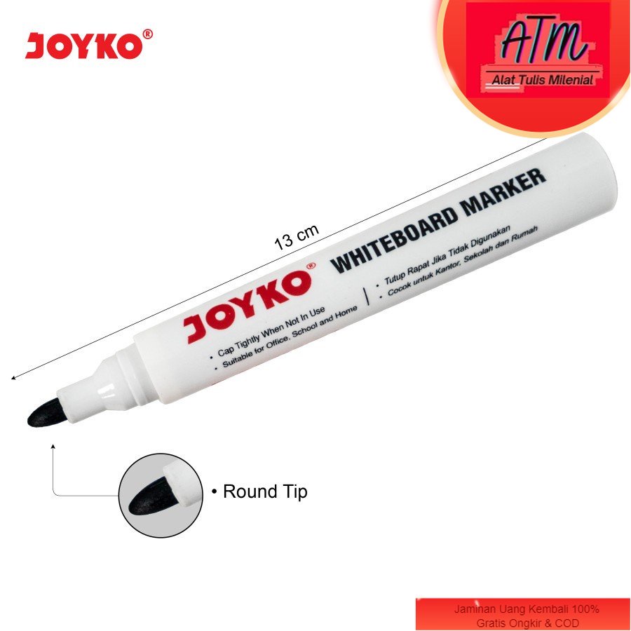 

Joyko Whiteboard Marker Spidol Papan Putih Wm 28 - 30