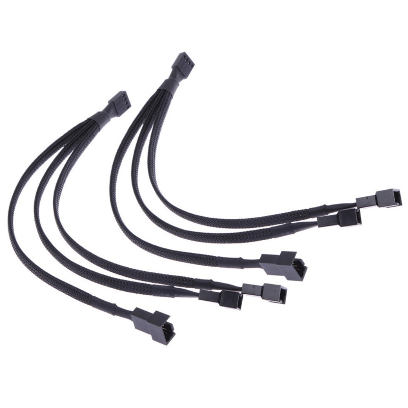 Kabel Ekstensi BT 4pin Motherboard 1ke 3Ways Splitter Konektor Lengan CPU PWM Fan Power Cable Aksesoris Praktis