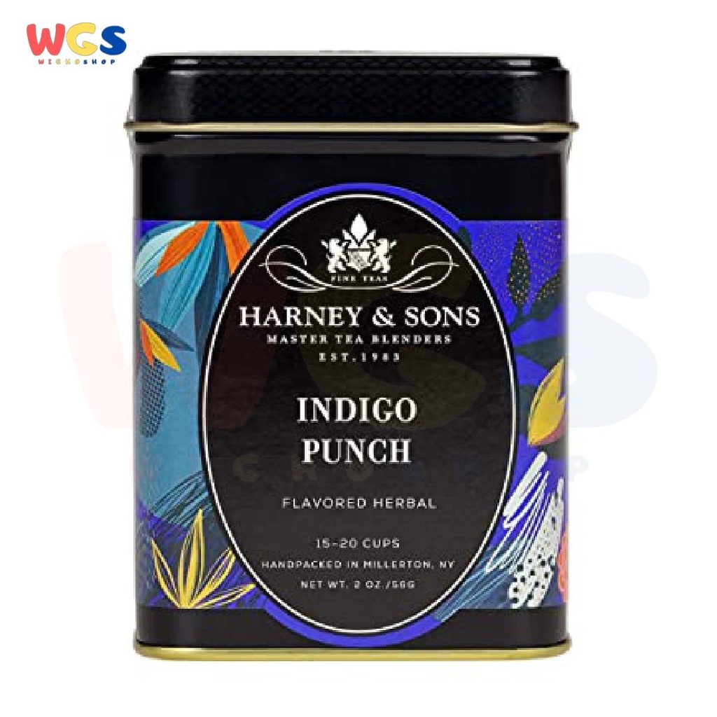 Harney &amp; Sons Indigo Punch Flavour Herbal Master Tea Blenders 2oz 56g