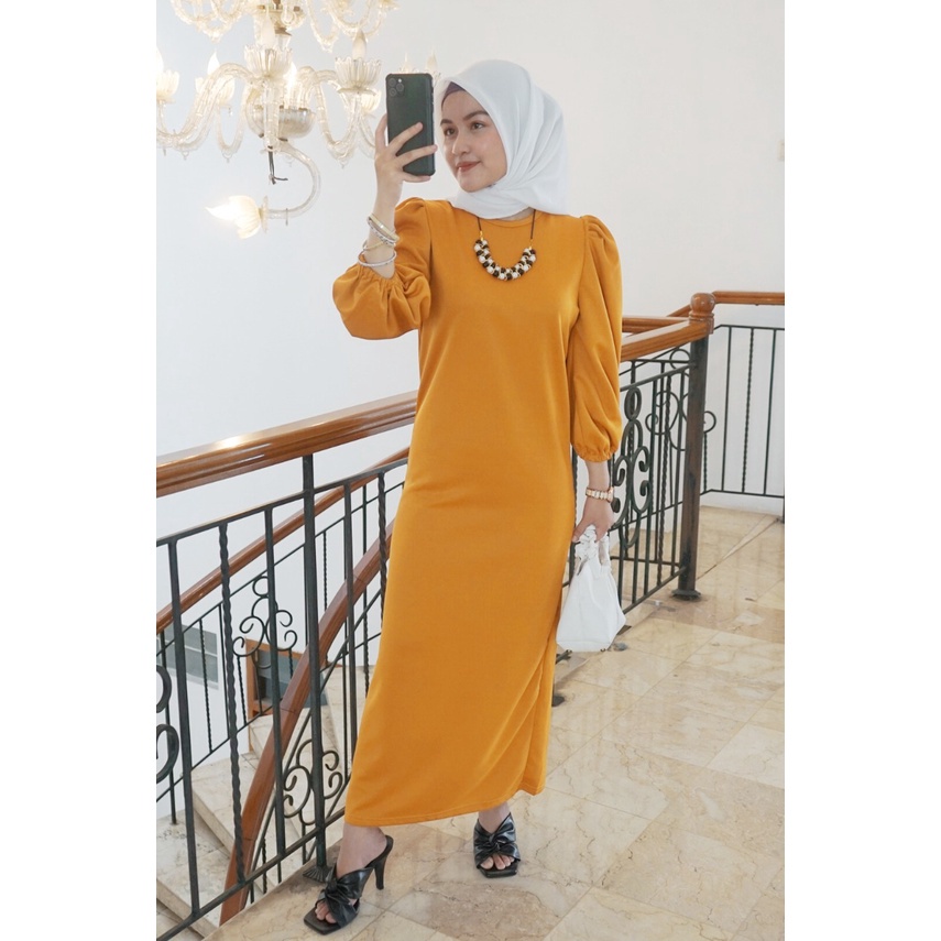 ilook | Bolly Maxi Dress | Dress Korean Style Scuba