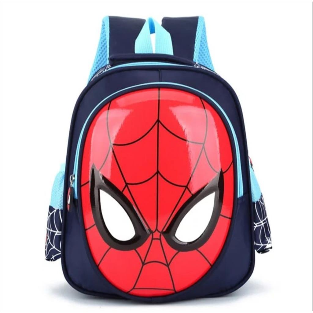 LS 781 - Ransel Spidi Head Tas Ransel Sekolah Ngaji Les Anak Laki-Laki PAUD TK SD Karakter Kartun Animasi Free Tempat Pensil Terbaru Kekinian