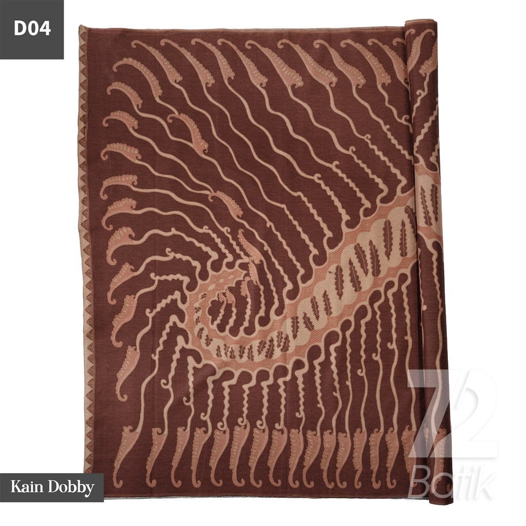 KAIN BATIK PREMIUM Dobby Motif Kawung Kelabang Warna Coklat 723319 Cap 72 Jarik Jarit Samping Kebat Panjang Batik Dobby Modern Premium Bahan Seragam Batik Pernikahan Kantor Keluarga Murah Kamen Jadi Batik Bali Lembaran