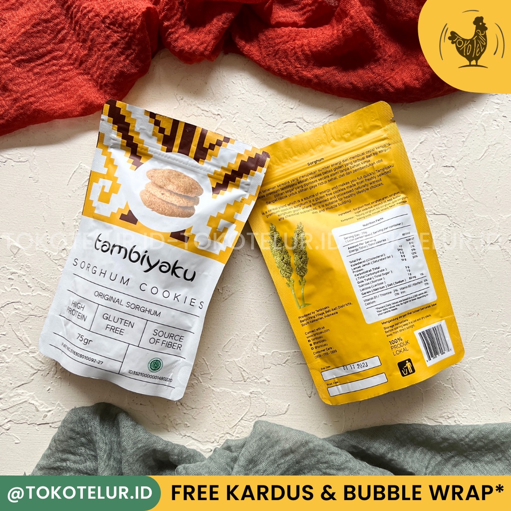 TAMBIYAKU - Sorghum Cookies Original &amp; Choco Almond | GLUTEN FREE