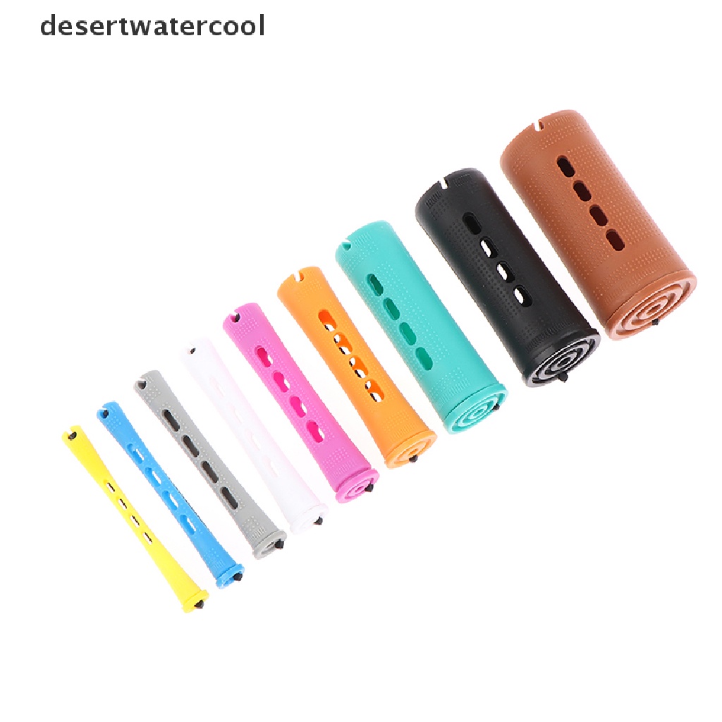 Deid 6/10Pcs Batang Perm Rambut Hair Curling Rol Perming Batang Pengeriting Batang Gelombang Dingin Martijn