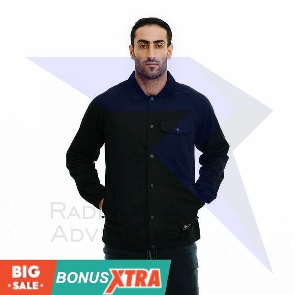 Jaket EIGER1989 SALAMANCA COACH Jacket Hitam Black 91000 5765  Original AWET MURAH KECE