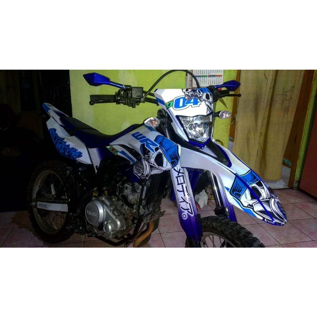 decal wr 155 putih custom desain bahan max decal