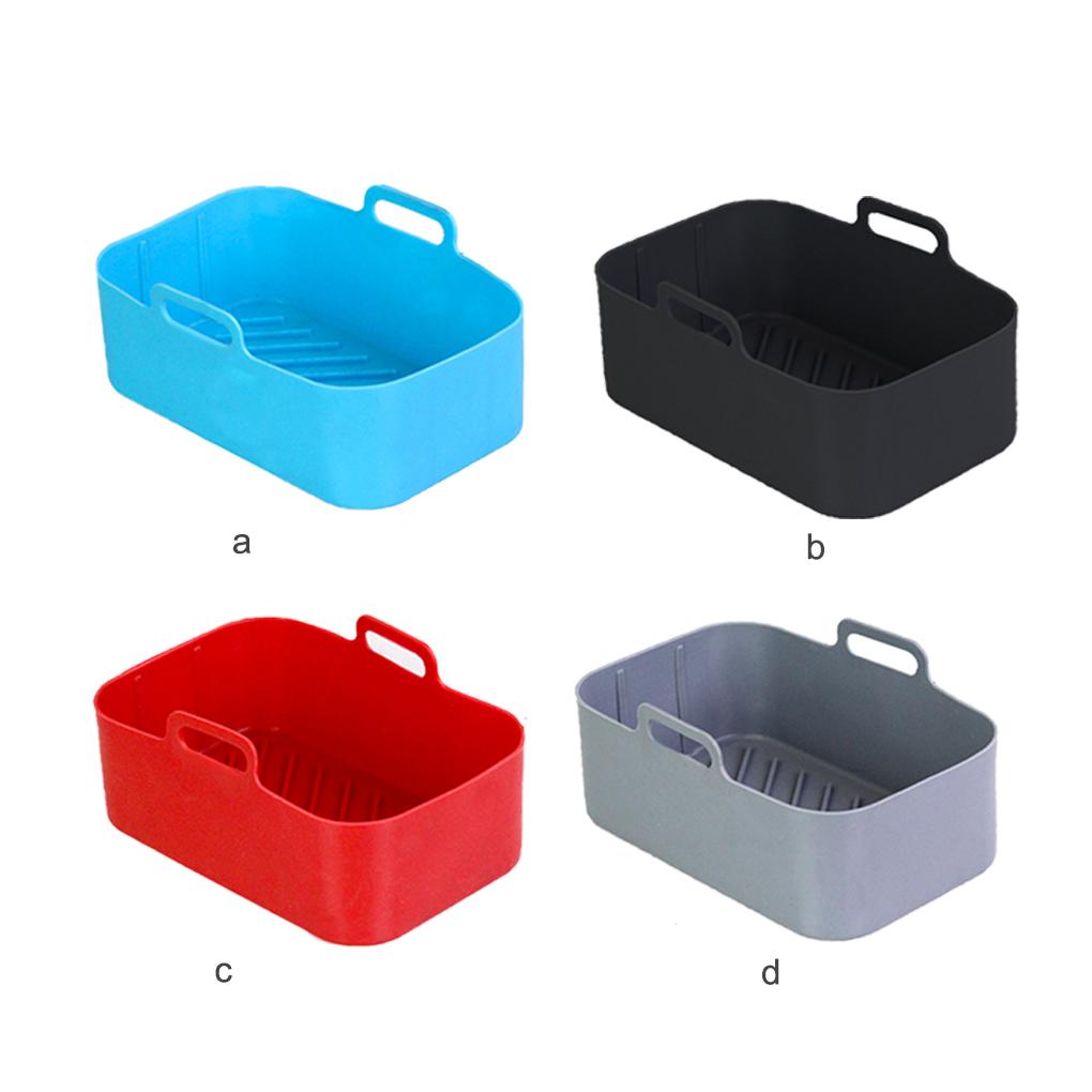 Fryer Plate Bake Tray Silicone Liner Pengerjaan Halus Tahan Lama Serbaguna Dicuci Permukaan Halus Gadget Dapur