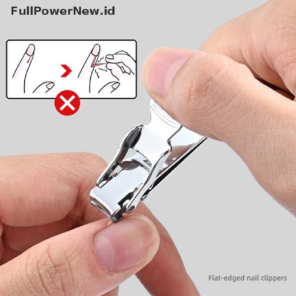 POWER Mini Ultra Thin Nail Clipper Portable Stainless Steel Nail Toe Cutter Trimmer ID