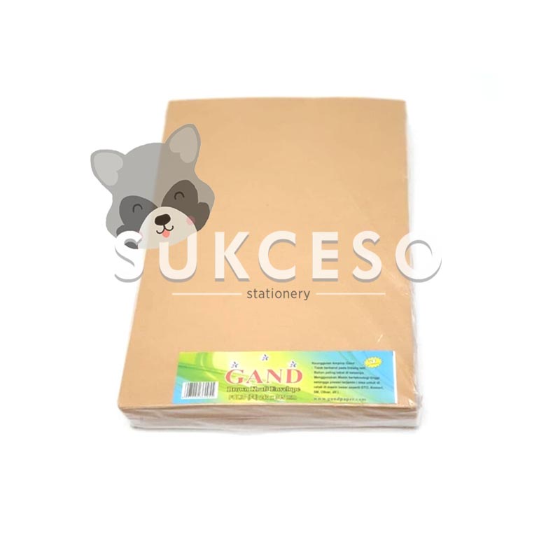 

Gand Amplop Coklat Ukuran A4 22 x 30 cm Per Pak