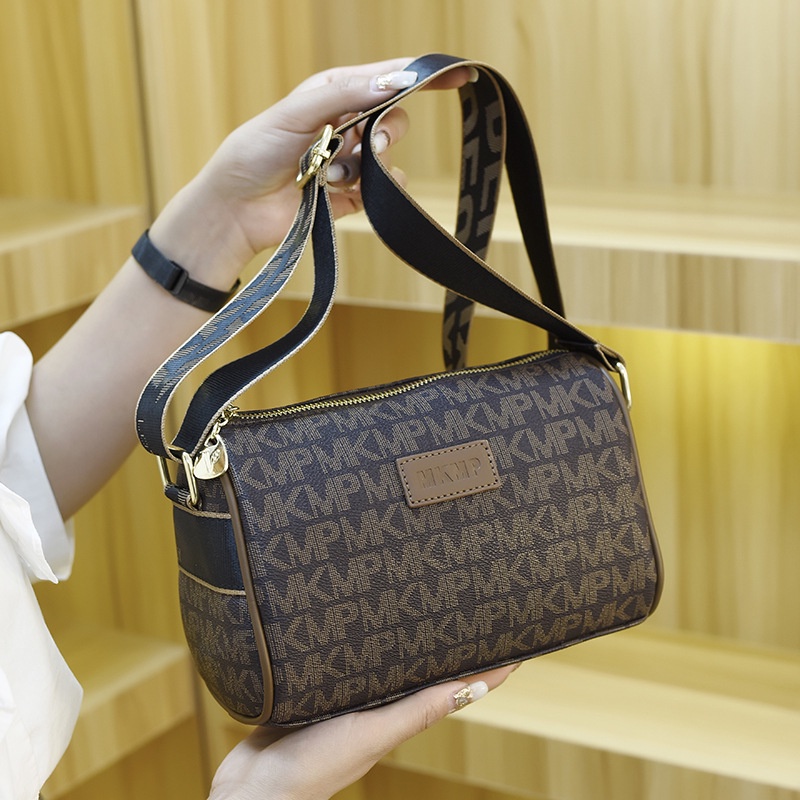 (COD) tas wanita selempang boston import murah handbag fashion tali bahu lebar