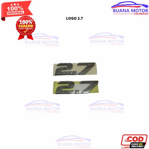 Logo Emblem Chrome 2.7 Original