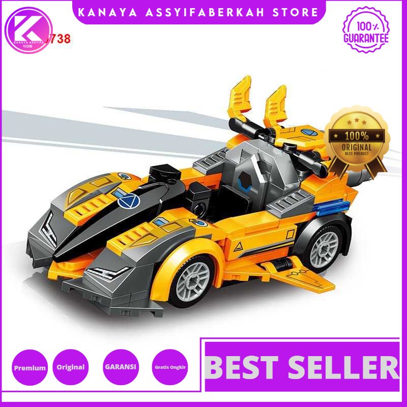 ZHEGAO Building Blocks Mainan Mobil Mobilan Rakit Mobil Sport Car Anak - QL0738 / QL0739