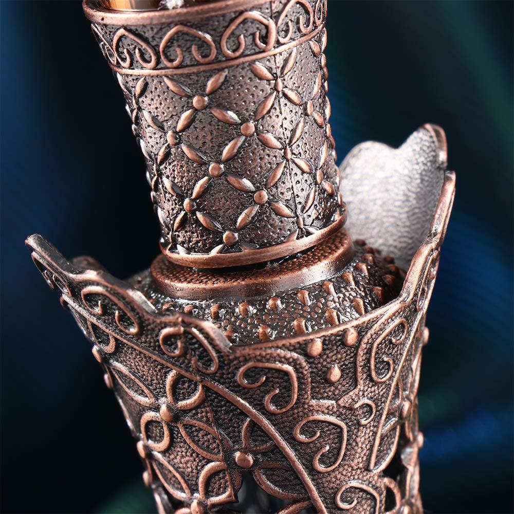 Botol Parfum Agustina Portable Vintage Mewah Metal Arabian Style Dubai Wadah Kosmetik Kosong