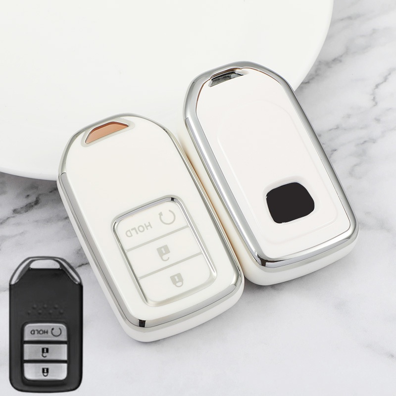 TPU Car Key Cover For Honda Civic CRV HRV BRV City Accord 2014 to 2020 Key Case Keyless Smart Entry key