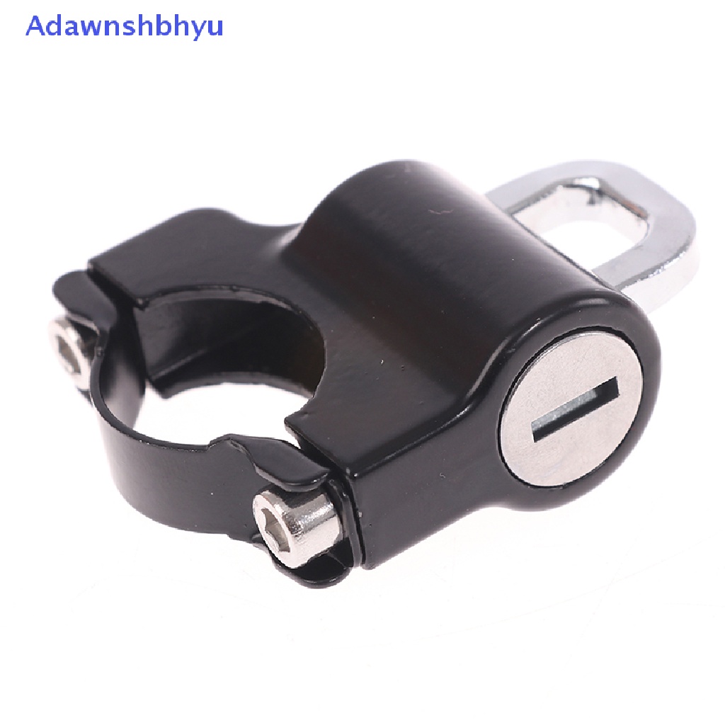 Adhyu Motorcycle Universal Helmet Lock Handlebar 22-26mm Anti-theft Security Motorbike ID