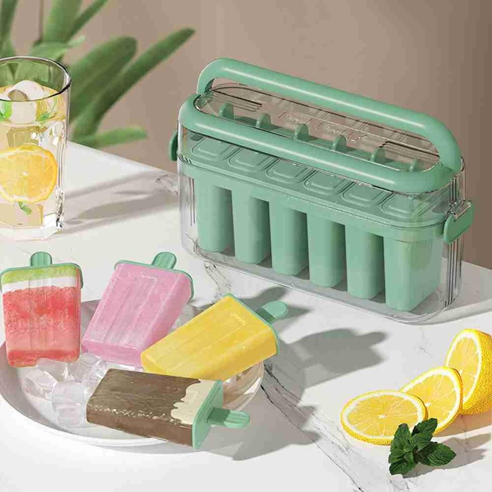 Solighter Cetakan Es Krim Dapur Rumah DIY Reusable Ice Pop Mold