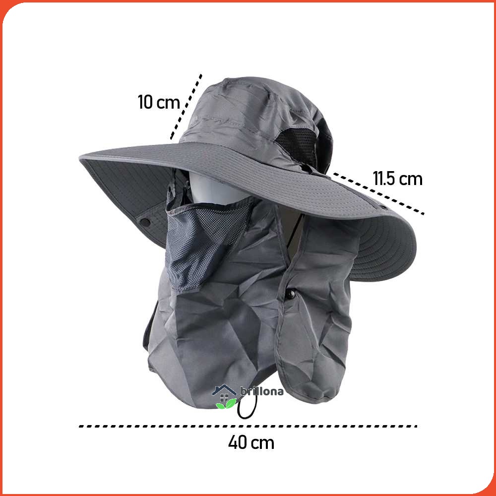 EnPesca Topi Mancing Anti Panas Waterproof 360 Sun Protection Hat - JN335