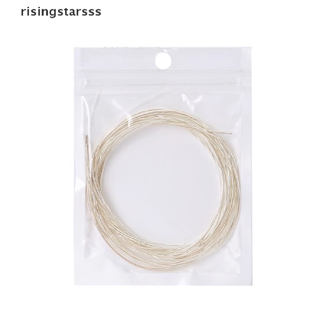 Rsid Span-new 6pc Senar Gitar Klasik Nylon Classical Strings Silver Aksesoris Gitar Jelly