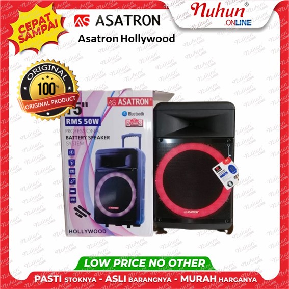 Speaker portable asatron hollywood 15 inch