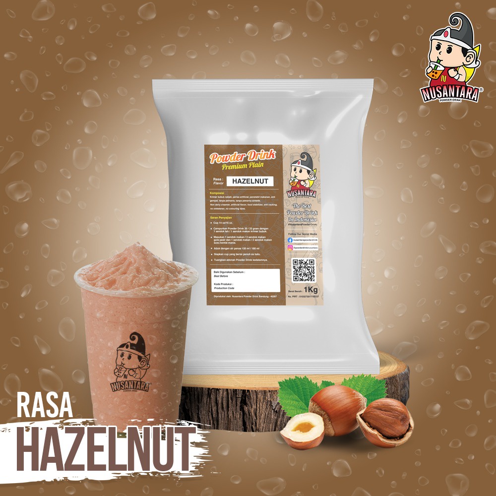 

Bubuk Minuman HAZELNUT Powder 250 gram - POWDER DRINK