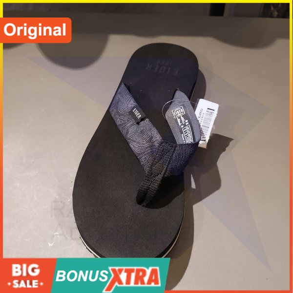 Sandal Jepit EIGER1989 Trocadero Azteca 2.0 Sendal Hitam 91000 6753 Ori