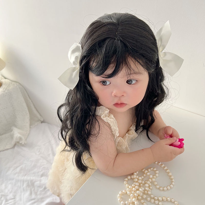 Children Baby Hair Bands Wig 6 Bulan-5 Tahun wig Cute Styling Hair Extension