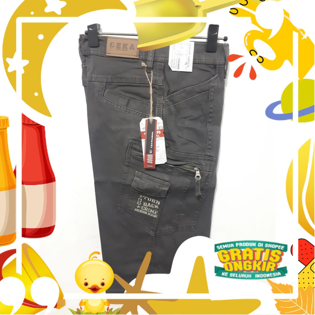 Celana Tactical cargo pendek PDL Original Ceka Clana taktical Saku Banyak Pria Cowok Dewasa 27 Sampa