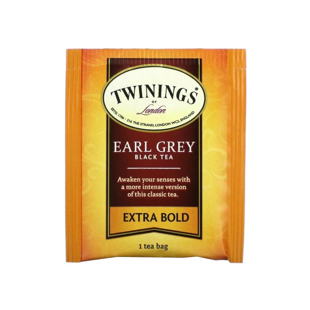 Twinings of London Earl Grey Black Tea Classic Extra Bold 20s x 2gr