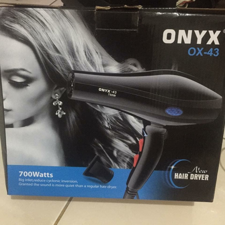 HAIRDRYER ONYX OX-43 HAIR DRYER SALON 700W 220VAC 50Hz murah