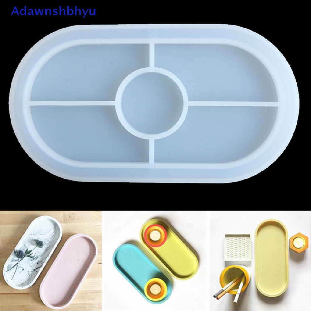 Adhyu Asbak Coaster Tray Cetakan Silikon Epoxy Resin DIY Craft Tools Membuat Perhiasan ID