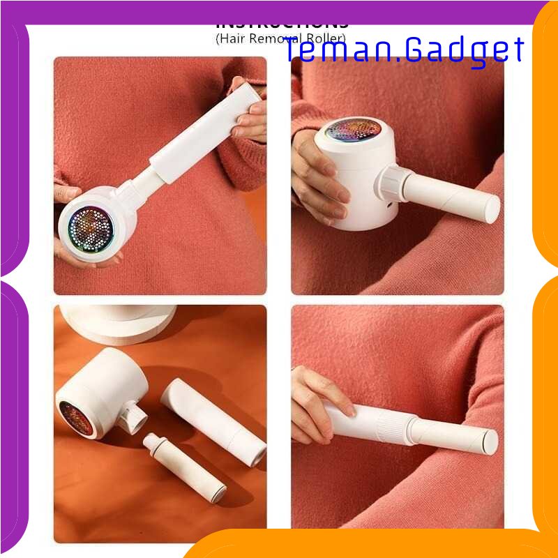 TG - ART Fuzz Lint Remover Penghilang Bulu Serat Kain USB Rechargeable - CS63