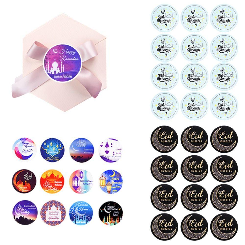 Mxbeauty EID Mubarak Seal Sticker Mini Muslim Stiker Hias Kemasan Amplop Gift Lable Seal Sticker