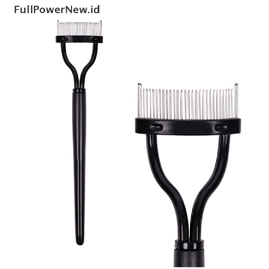 Power 1pc Kecantikan Makeup Eyelash Metal Brush Comb Lash Separator Maskara Lift Curl Alat ID