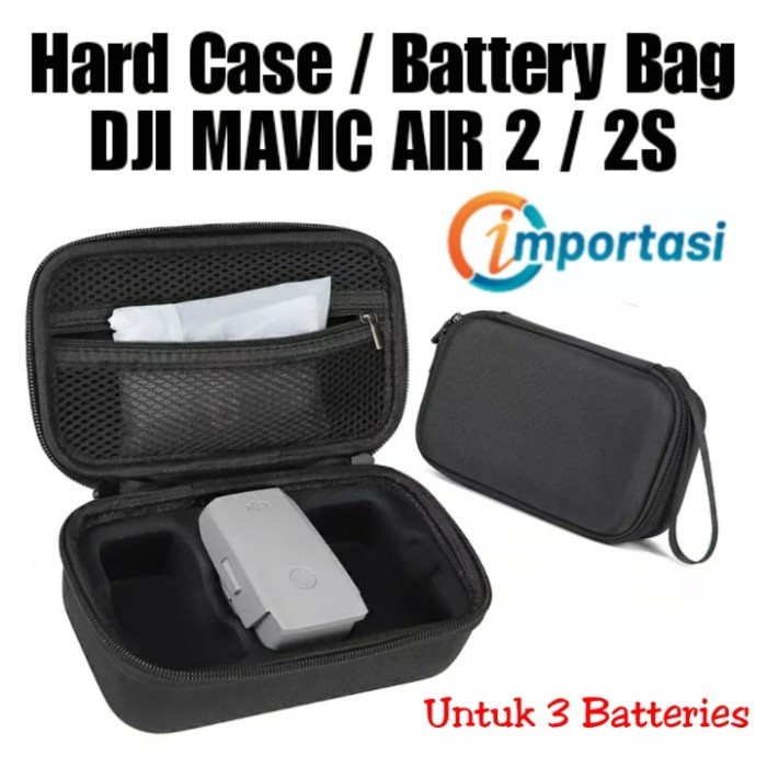 Hard Case Bag for Battery DJI MAVIC AIR 2 / 2S Storage Tas Batere