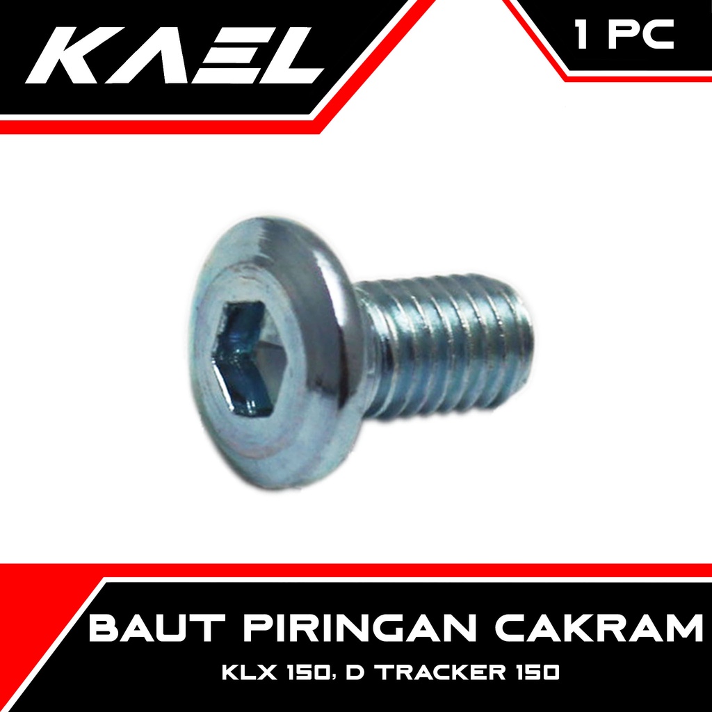 Baut Piringan Cakram KLX 150 &amp; D Tracker 150 M8x15 8x15 Baud Disc