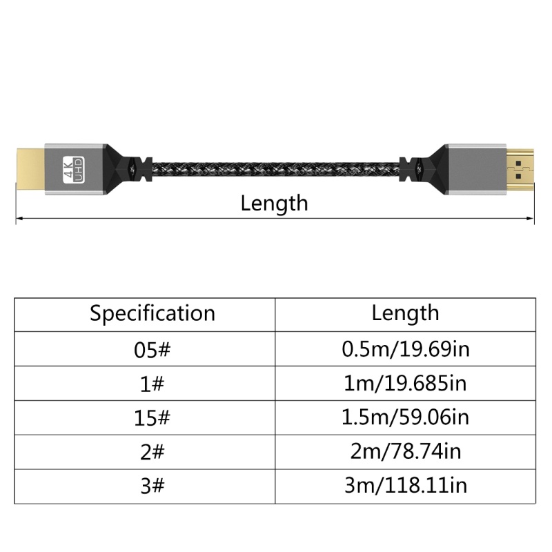 Zzz Kabel 4K Ultra High Speed 2kabel 1kabel 4K 60Hz Support ARC eARC 1ms 12Bits