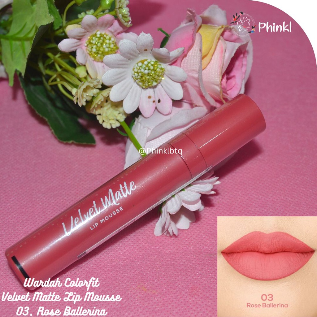 ᘺᗩᖇᕲᗩᕼ wardah velvet mattee lip cream lembut tahan lama lipstick cair ORIGINAL