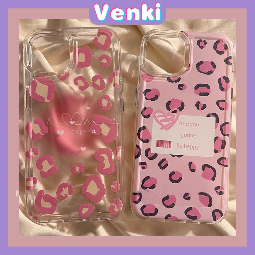 Case for iPhone 11 Soft TPU Clear Space Case Cute Pink Leopard Print Plating Buttons Camera Protection ShockProof for iPhone 14 13 12 12 Plus 6 8 Plus XR XS