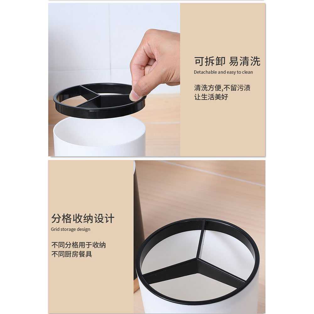 BUYGO Kotak Penyimpanan Organizer Dapur Tempat Sendok Garpu - BAG210 ( Mughnii )