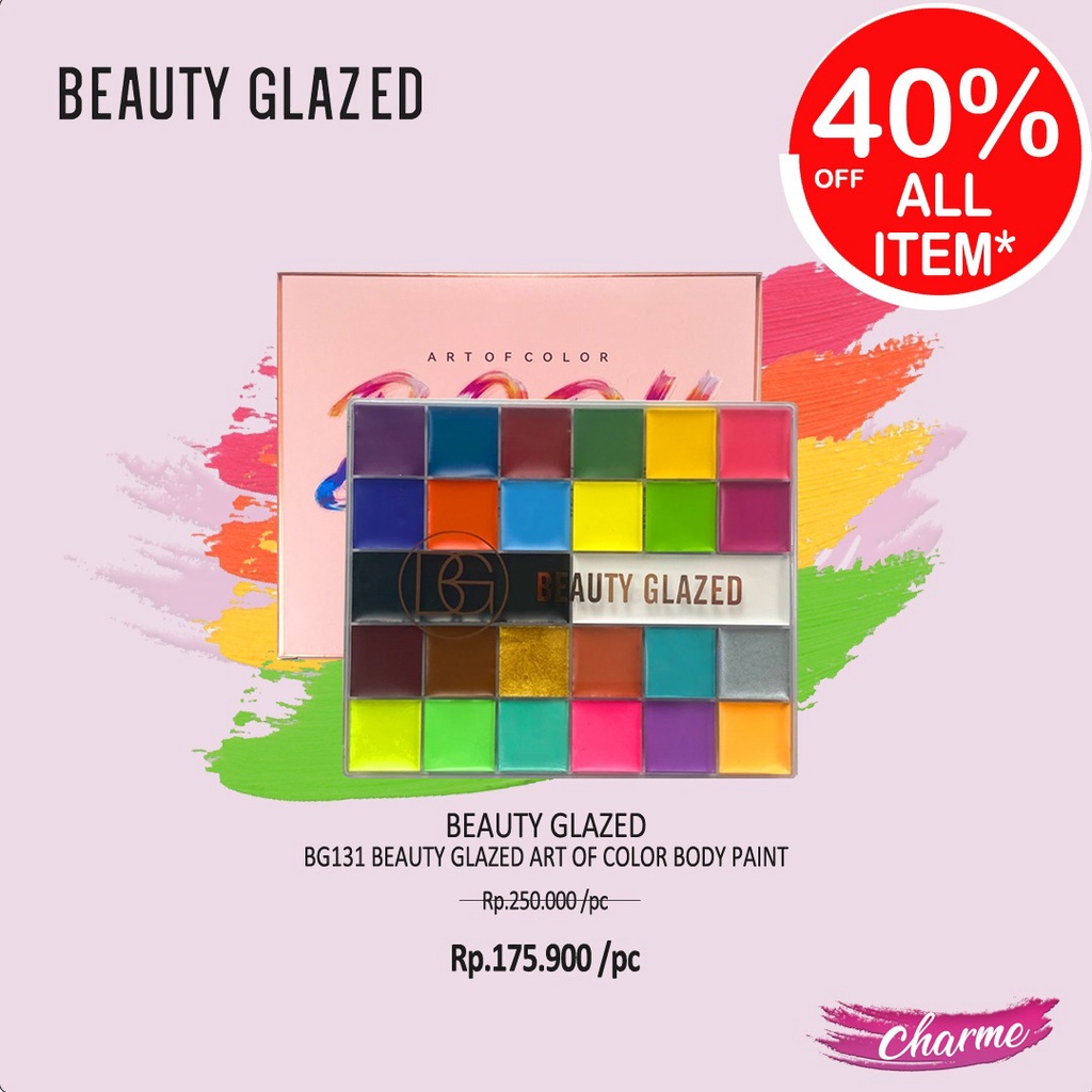 (READY &amp; ORI) Beauty Glazed Art Of Color Body Paint Cat Tubuh Wajah BG131 BG 131